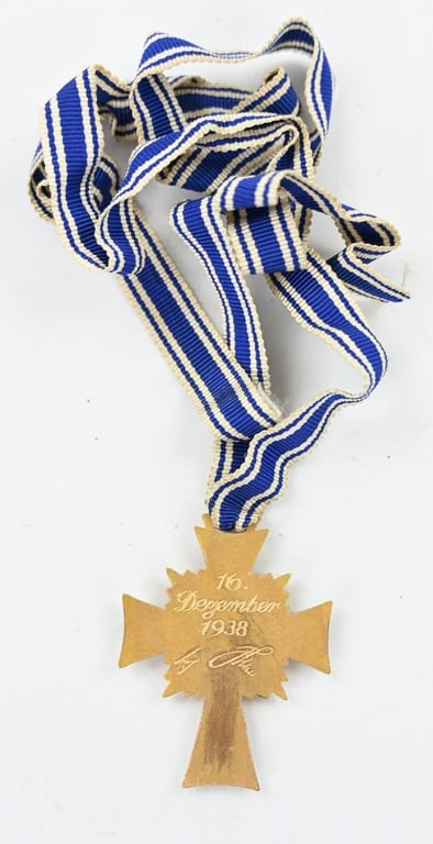 German Mother's Cross in Gold with case