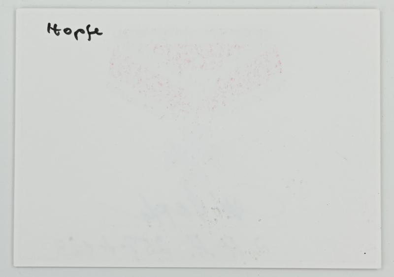 Signature of Wehrmacht KC Recipient 'Willi Hopfe'