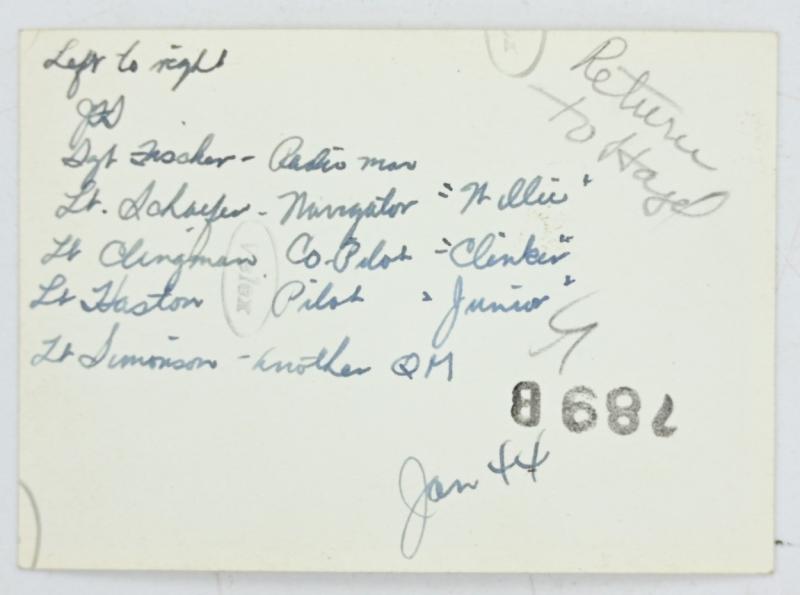 USAAF WW2 B-17 Crew picture 'Sons O’ Satan' 8th Army Airforce