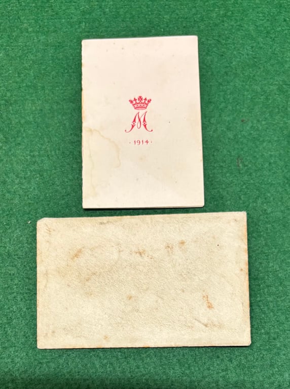 1914 Princess Mary Christmas Gift- 1914 Card and Envelope