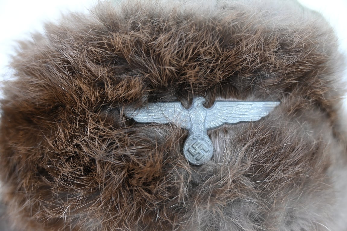 German WH Winter Cap Pelzmutze