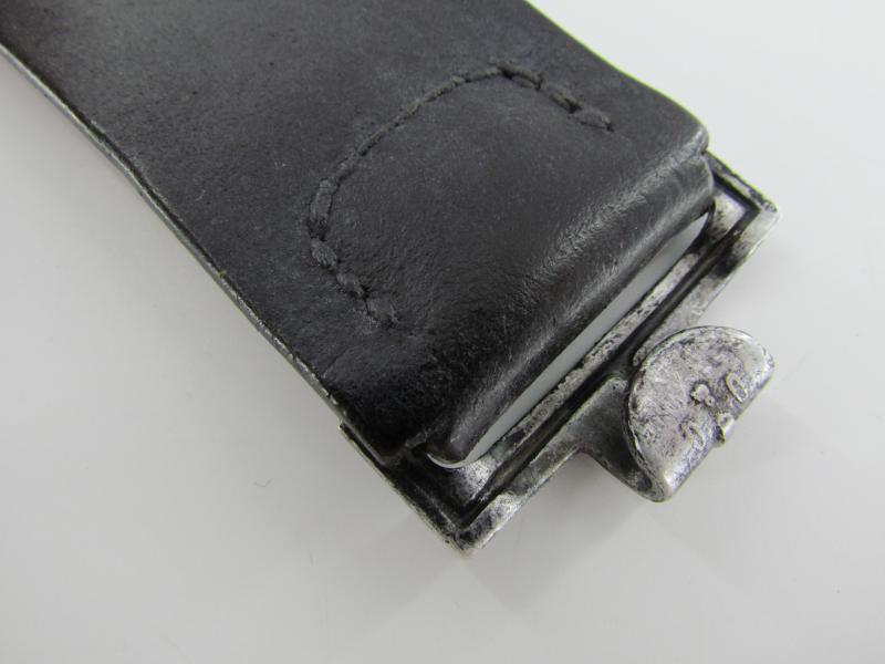 German Leather Equipment Belt with aluminum hook ( O&C )