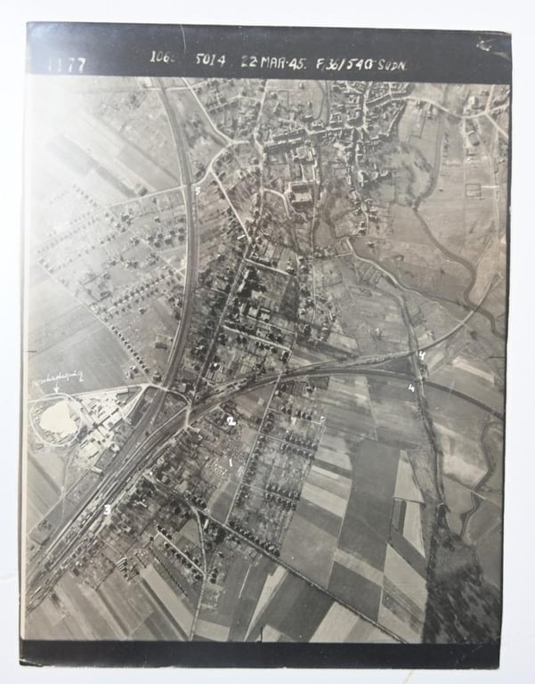 US WW2 Aerial Recom Photo Holland