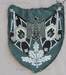 Uniform removed Pioneer Standarte Bearer sleeve patch