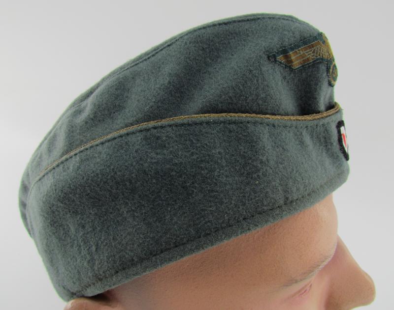 2x Kriegsmarine Coastal Artillery Officer's Overseas Cap