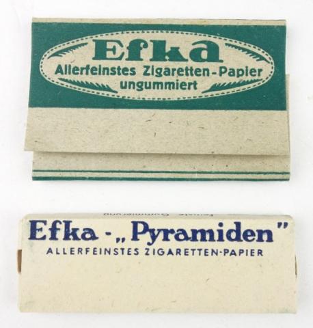 German Sigaret Rolling Paper "Efka" set