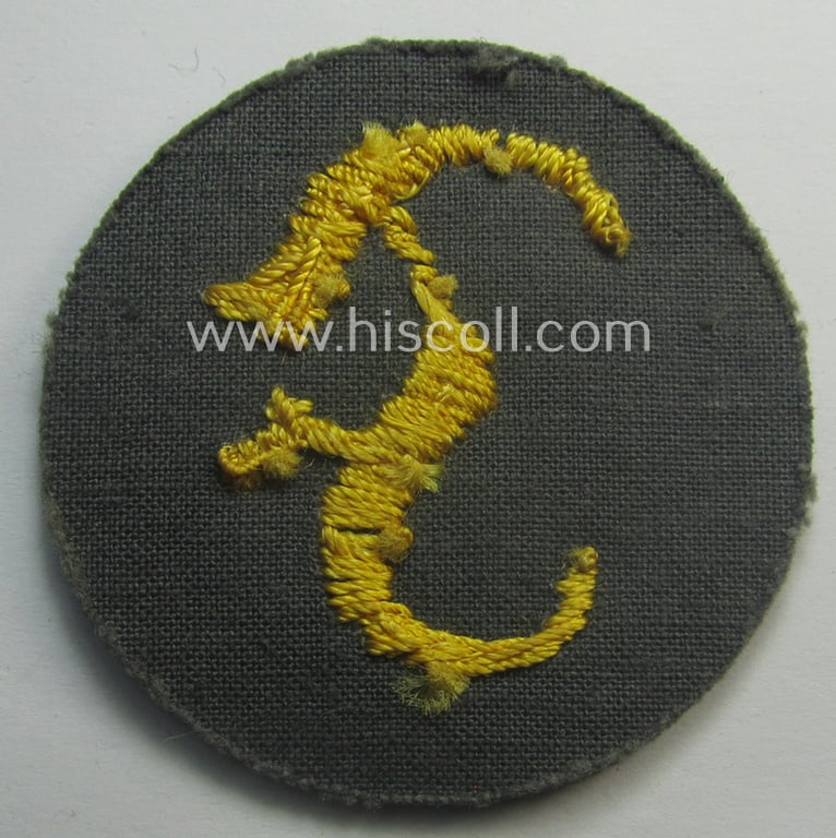 WH (Heeres) so-called: trade- and/or special-career arm-insignia (ie. 'Laufbahn- o. Tätigkeitsabzeichen') as was specifically intended for an army: 'Feuerwerker' (ie. artician)