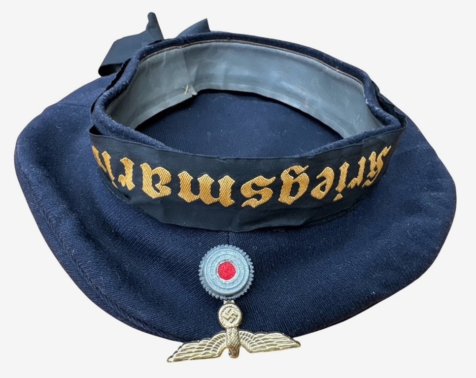 Kriegsmarine Tellermütze (Donald Duck Cap) RB Numbered and dated 1943