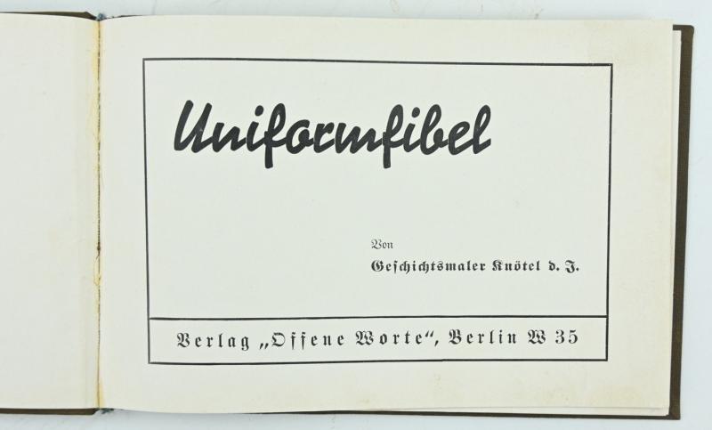 German Third Reich Uniform Fibel 1933