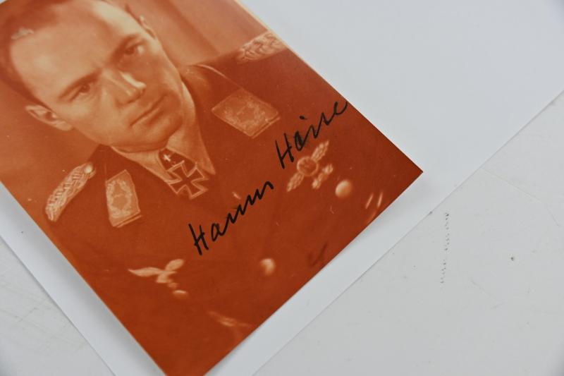 Signature of Luftwaffe KC Recipient 'Hanns Heise'