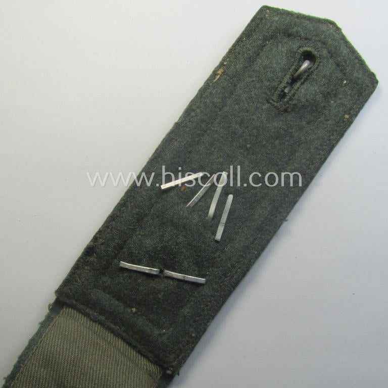 Single, WH (Heeres) NCO-type (ie. 'M36- o. M40'-pattern- and/or 'pointed-styled') 'cyphered' shoulderstrap as was intended for usage by a: 'Feldwebel des Infanterie-Rgts. 16' (ie. 'Fall Gelb'!)