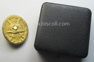 Rarely encountered 'Verwundeten-Abzeichen in Gold' being a clearly...