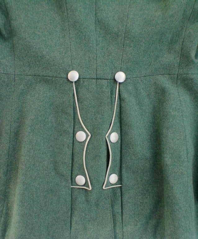 Original WWII German Army 55th Infantry Enlisted mans M-35 Waffenrock dress tunic.