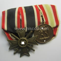 Superb example of a 2-pieced medal-bar (ie.: 'Orden-...