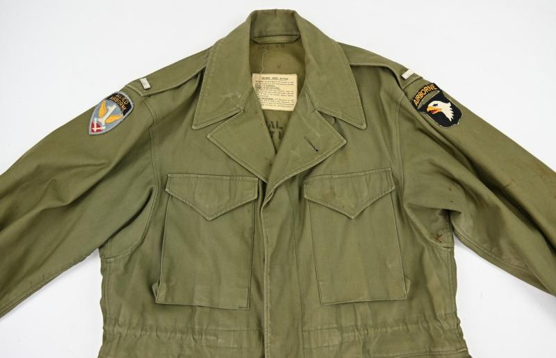 US WW2 M-1943 M43 Combat Jacket 101st Airborne Division