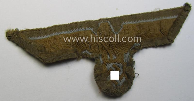 WH (Heeres) 'tropical-issue' breasteagle in a clearly used- (ie. carefully pre-confectioned-), condition