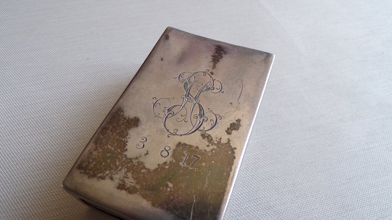 Imperial Silver Plated Matchbox Set