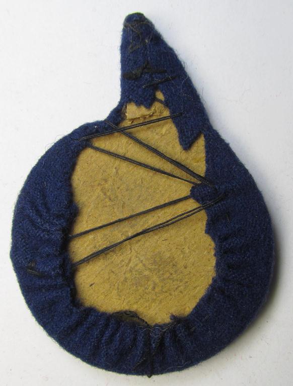 Superb - and presumably Dutch-produced! - example of an NJS- (or: 'Nationale Jeugdstorm'-) related breast-badge (being an attractive and hand-embroidered example that was presumably intended for officers'-usage)