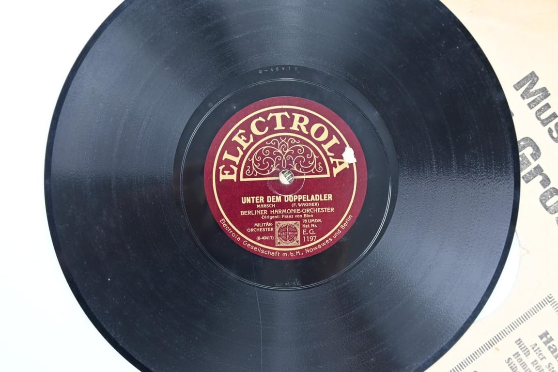 German Third Reich Era Music Record 'Berlin Harmonie-Orchester'