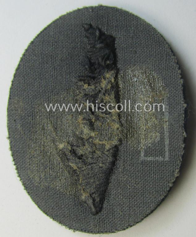 WH (Heeres) trade- and/or special-career insignia ie. hand-embroidered signal-blitz: 'Pionier-Trpn.'