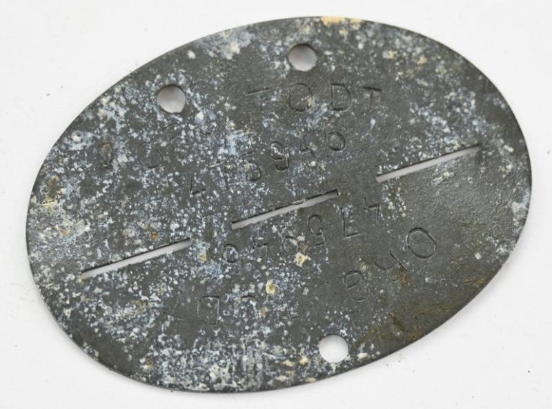 German Org. Todt Dog-Tag