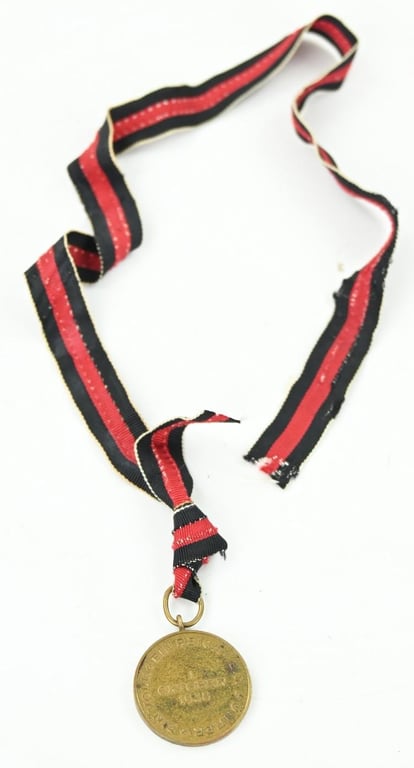 German 1 October 1938 medal with Neck Ribbon