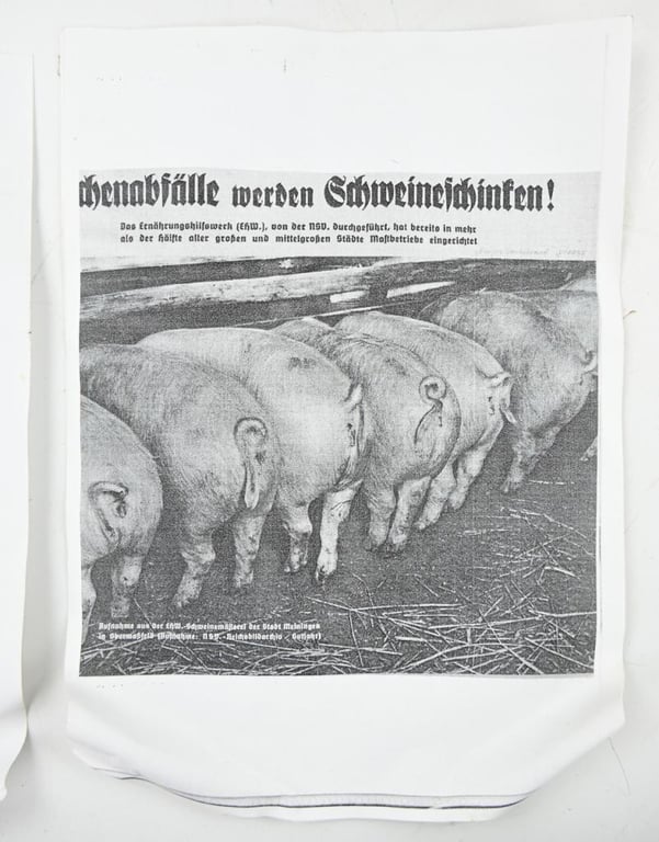 German Third Reich Enamel Bucket 'Ernährungshilfswerk'
