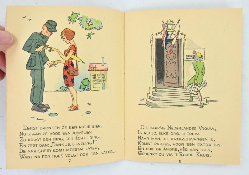 Dutch WW2 Booklet 'Gek en Wijs tijdens Seyss