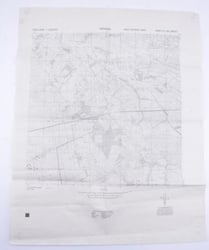 US WW2 Mapcard 'Gennep' Holland