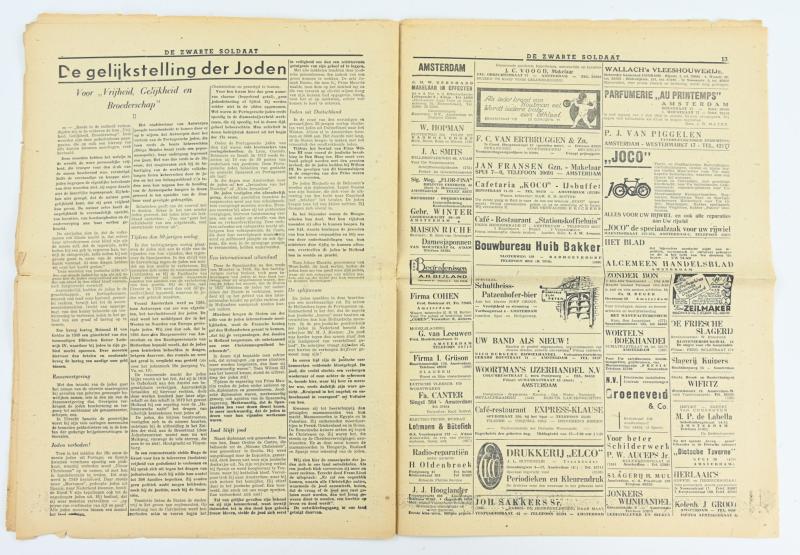 Dutch SS Magazine 'De Zwarte Soldaat' 1942