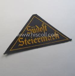 'HJ' ('Hitlerjugend') district-triangle (ie. 'Gebietsdreieck') entitled: 'Südost Steiermark'...