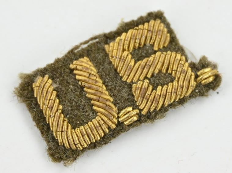 US WW2 Officer's Insignia 'U.S.' Bouillion Made