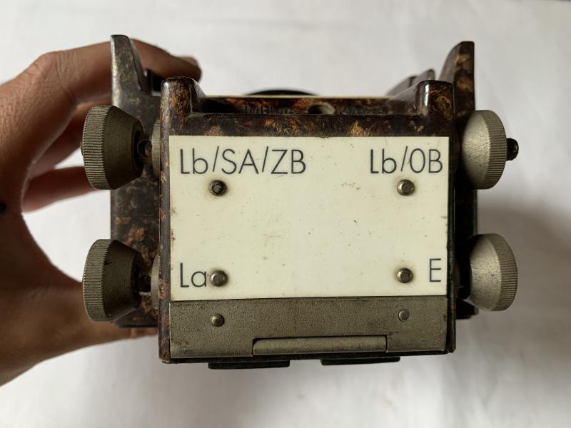 WH (HEER) Rotary Desk/Field Telephone in Leather Pouch -1941-