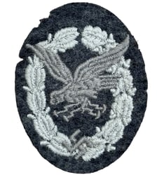 Luftwaffe Radio Operator / Airgunner Badge Cloth