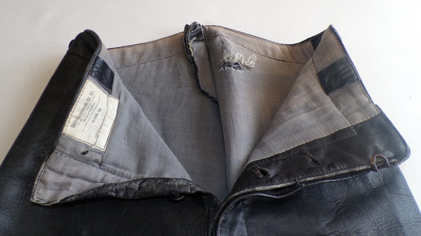 Kriegsmarine U-Boat Leather Trousers