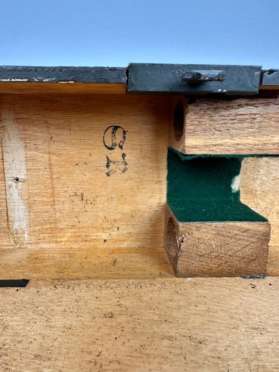 WW2 German Box "Zelt-Bel-Ger.,,A"Gew.5,1Kg" Zubehor