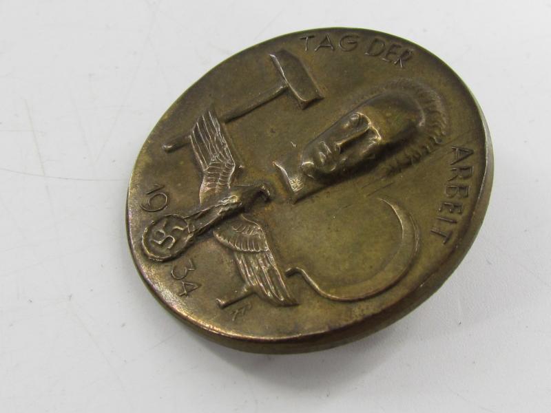 Tag Der Arbeit 1934. Workers Day Badge
