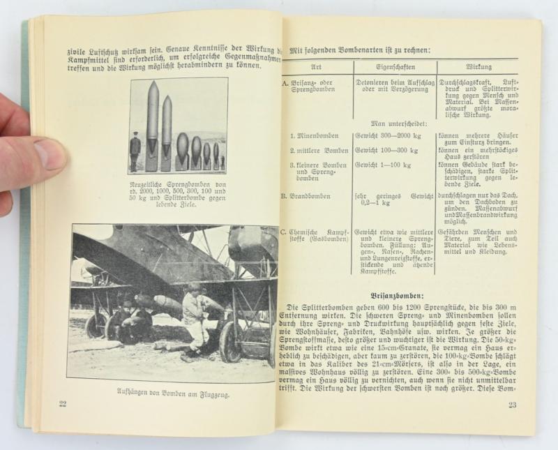 German Third Reich LS Manual 'Luftschutzfibel'