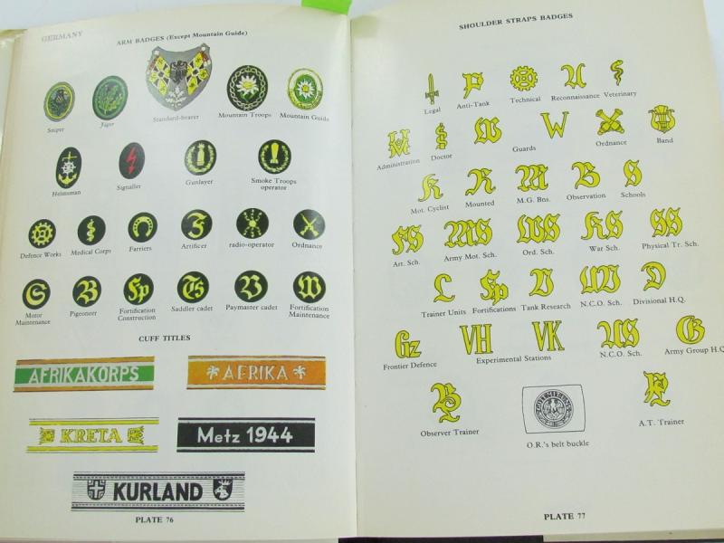 Blandford Colour Series (Blandford Press) Army Badges And Insignia