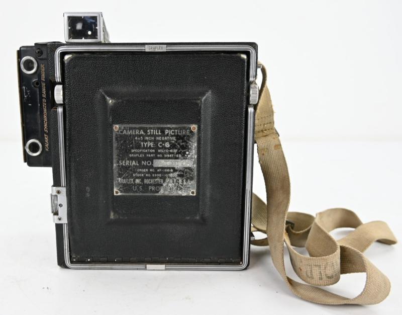 US WW2 Graflex Speed Graphic C-6 (military) Camera