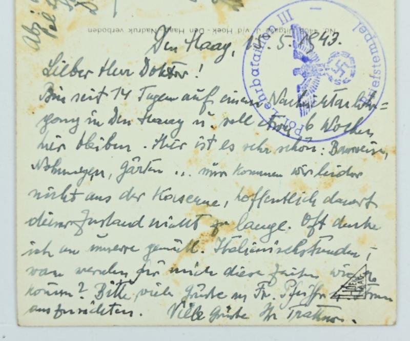Dutch SS Feldpost 'Polizei-Lehr- bataillon III'
