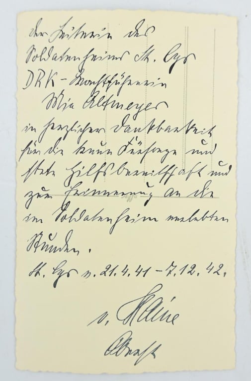 German LW Oberst von Haine Picture