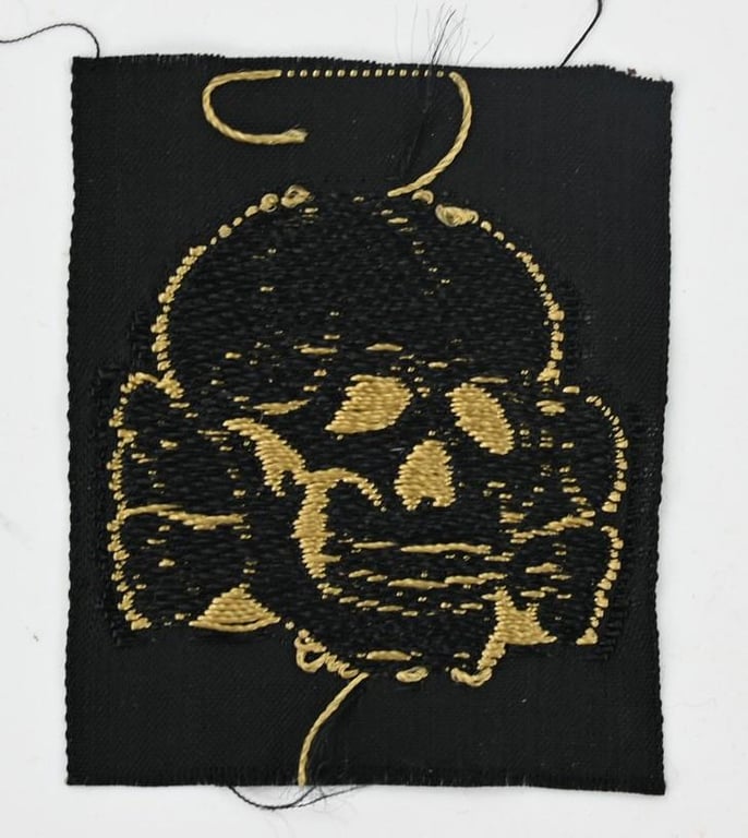 German Waffen-SS Tropical Cap Skull
