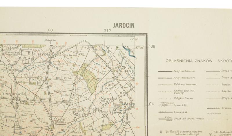 Polish WW2 Mapcard 'Jarocin'