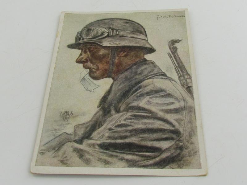 Postcard : Willrich - 'Kradmelder'