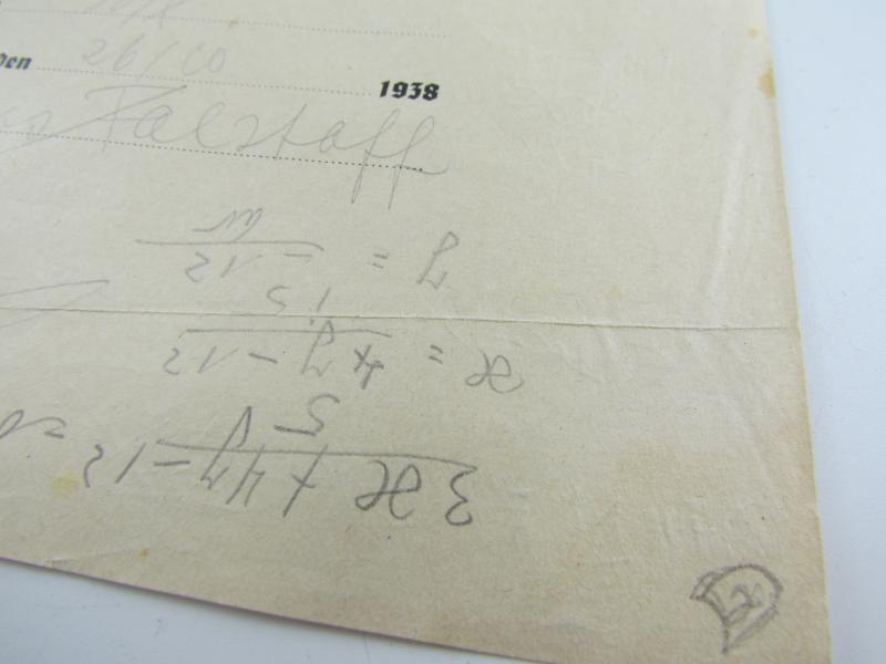 WHW ( Winterhilswerk ) Document