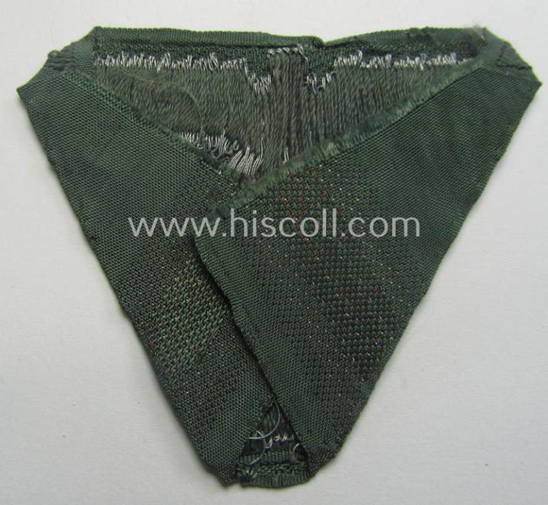 WH (Heeres) officers'-pattern: 'M41/M43-pattern'-cap-eagle/cocarde (cap-trapezoid or: 'Mützentrapez') as was intended for usage on the: 'M-41 o. 43'-model, officers'-type field-caps (ie. 'Einheitsfeldmützen')