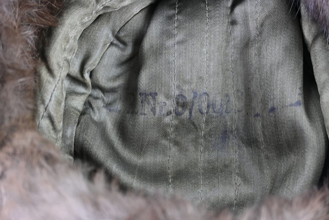 German WH Winter Cap Pelzmutze