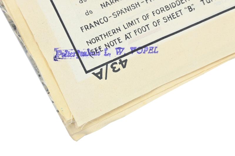 USAAF WW2 Pilot Escape Map 43A/B