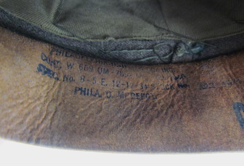 US WWII EM Service Visor Cap "1940"